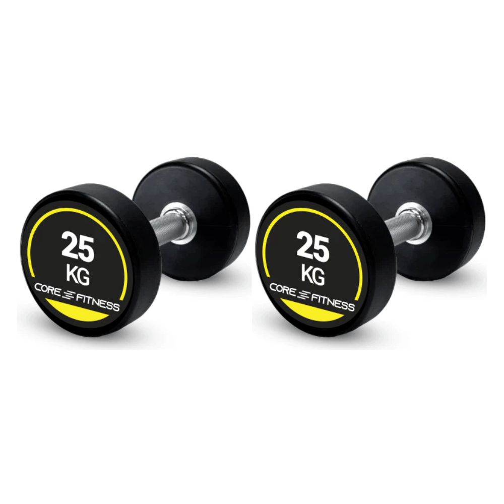 ดัมเบลหุ้มยาง CORE-FITNESS P5938 - 1 ชิ้น 25 KG._0